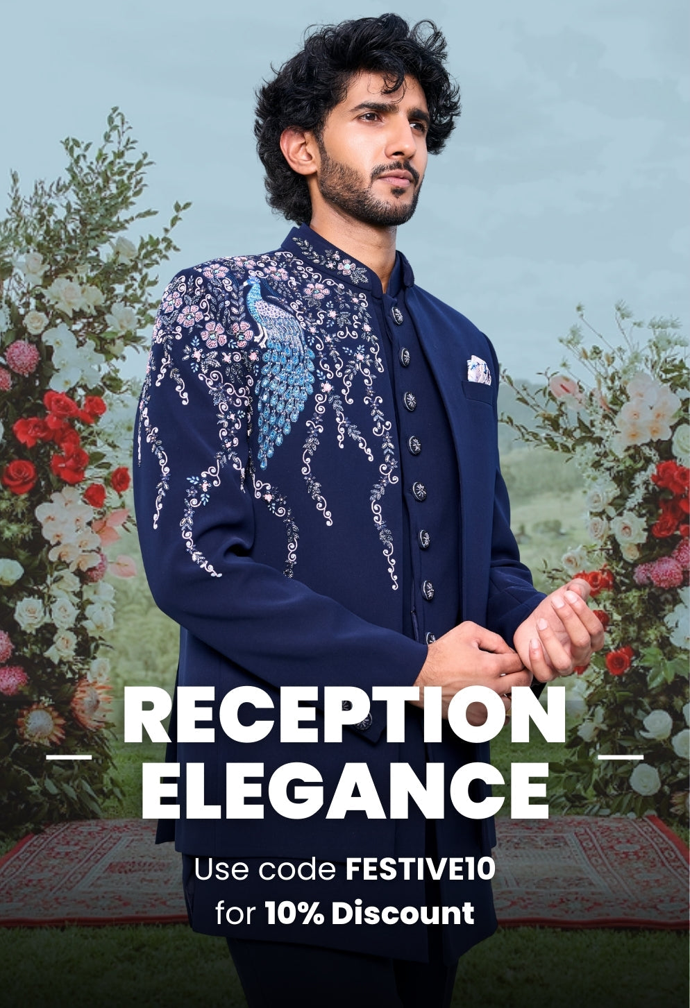 Reception Outfits for Men – Elegant Wedding Wear | Mahavir NX