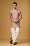 Rosé Heritage Geometric Embroidered Kurta Set