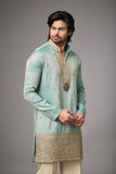 Mint Sage Regal Embroidered Kurta Set