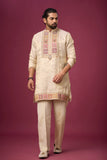 Ivory Heritage Embroidered Kurta Set