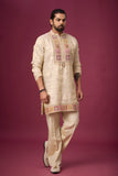 Ivory Heritage Embroidered Kurta Set