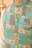 Floral Printed Wedding Koti for Men