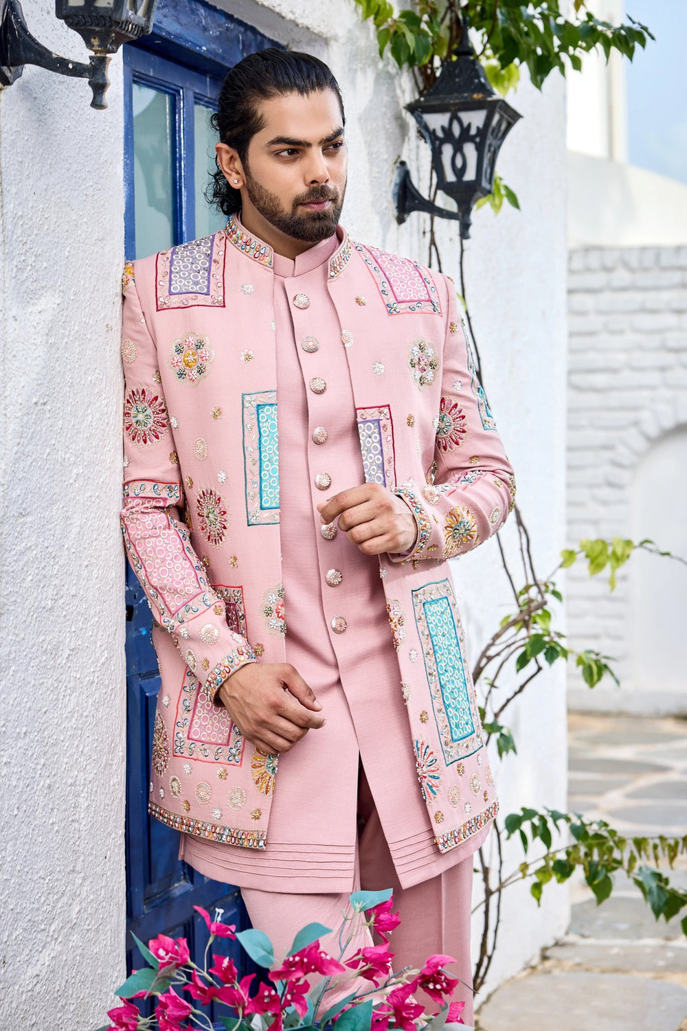 Buy Men Embroidered Indo-Western