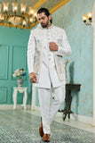 open handwork kurta set