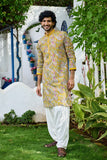 Men mehendi kurta set