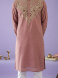 Designer neck work kurta