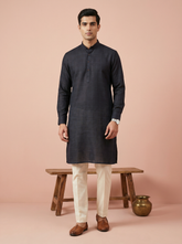 Buy linen kurta men