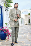 Gold Embroidery Sherwani Men