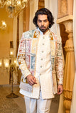 Mens ivory kurta set