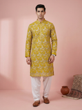 Buy woven kurta men
