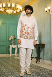 Buy Men Linen Floral Kurta Set