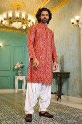 Buy mens embroidered kurta