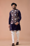 Men Wedding Kurta Jacket Set