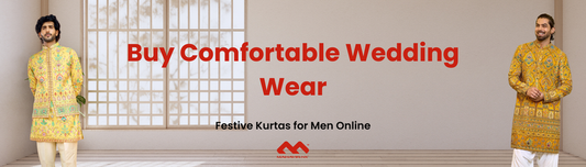 Traditional Haldi Kurta for Men – Buy Comfortable Wedding Wear
