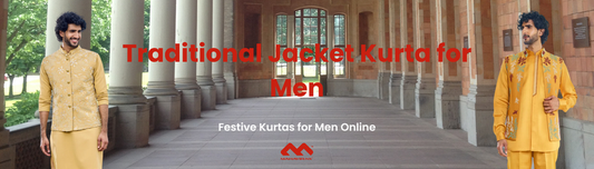 Traditional Jacket Kurta for Men's