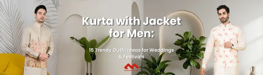Kurta with Jacket for Men: 15 Trendy Outfit Ideas for Weddings & Festivals