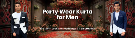 Party Wear Kurta for Men - 10 Stylish Looks for Weddings and Celebrations - Mahavir NX Mumbai