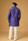 Buy Blue Kurta with Stole for Men Online India | Mahavir NX