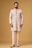 All-Over Floral Kurta for Men – Daytime Ethnic Wear | Mahavir NX