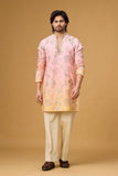 Blush Bloom Embroidered Kurta Set