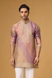 Rosé Heritage Geometric Embroidered Kurta Set