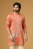 Coral Vine Embroidered Kurta Set