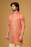 Coral Vine Embroidered Kurta Set