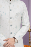Royal Ivory Heritage Embroidered Indo Western for Men