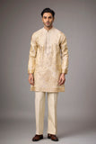 Ivory Gold Heritage Embroidered Kurta Set
