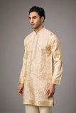 Ivory Gold Heritage Embroidered Kurta Set