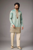 Mint Sage Regal Embroidered Kurta Set