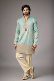 Mint Sage Regal Embroidered Kurta Set