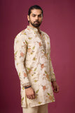 Ivory Floral Heritage Embroidered Kurta Set
