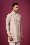 Buy Blush Pearl Embroidered Kurta Set for Men Online India | Mahavir NX