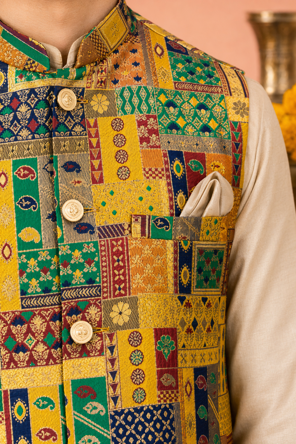 Designer Printed Koti for Men