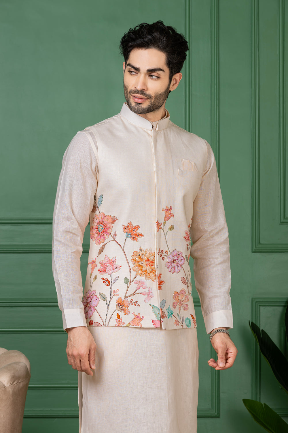 Men’s Jacket Kurta Set Sale