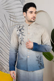 Linen Embroidered Kurta Men