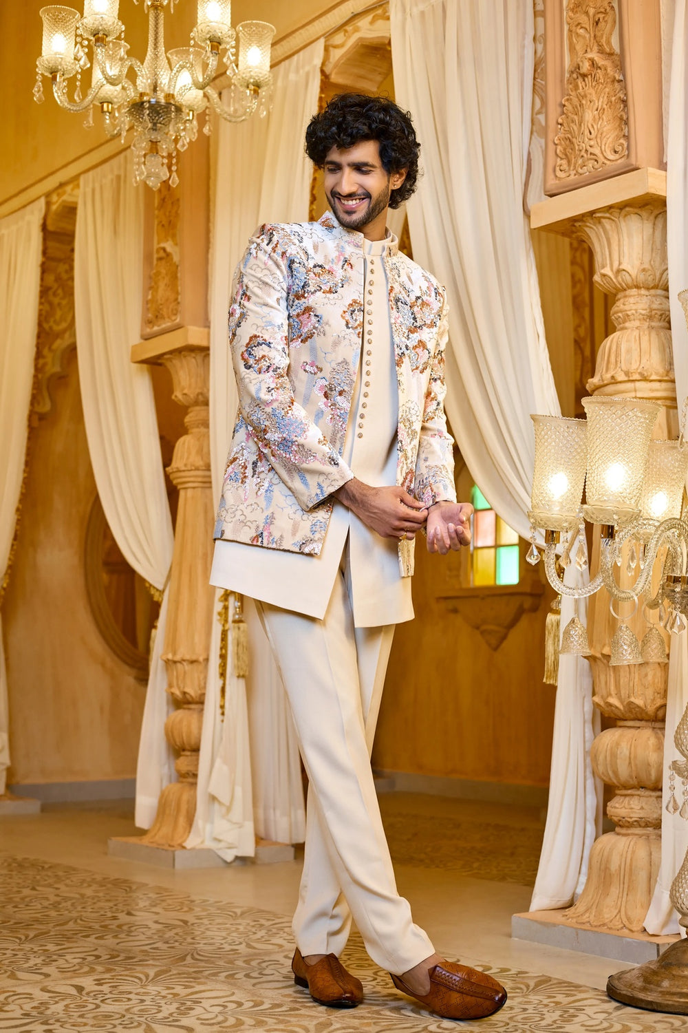 Men indo western wedding suit