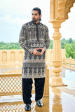 Mens embroidered kurta set