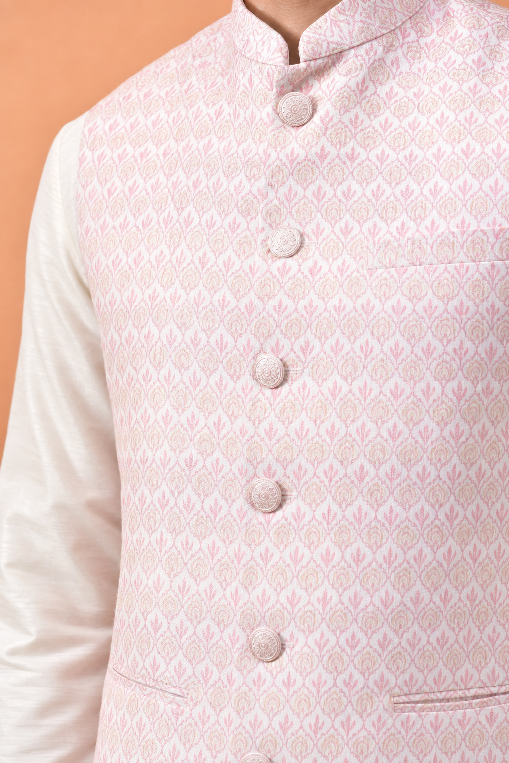 Blush Royale Wedding Koti for Men