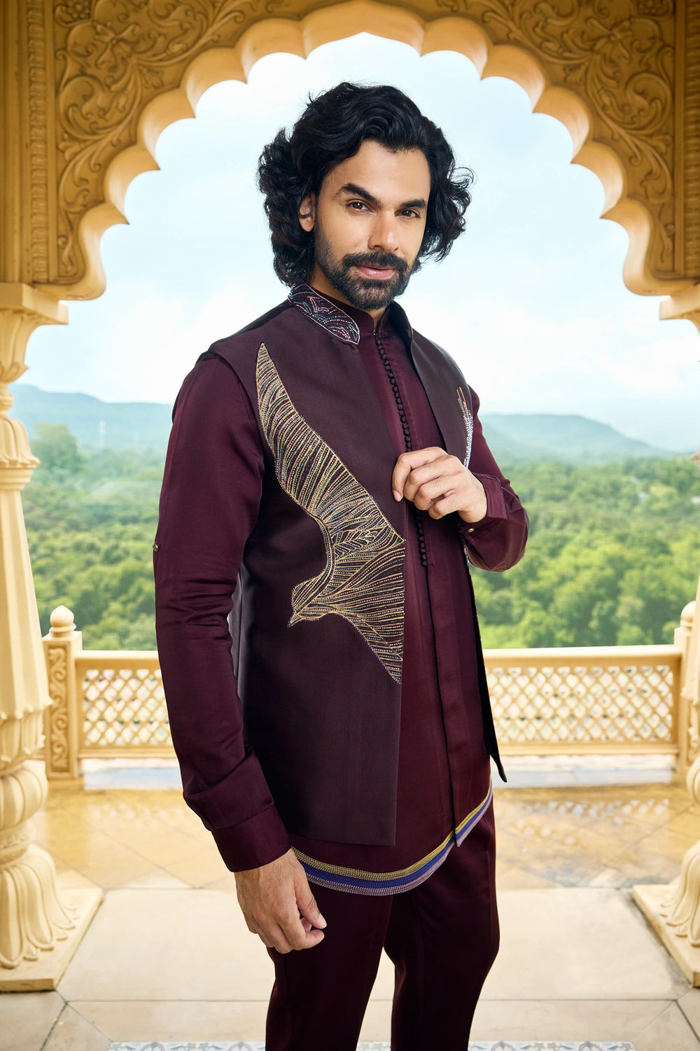 premium indo western outfit men