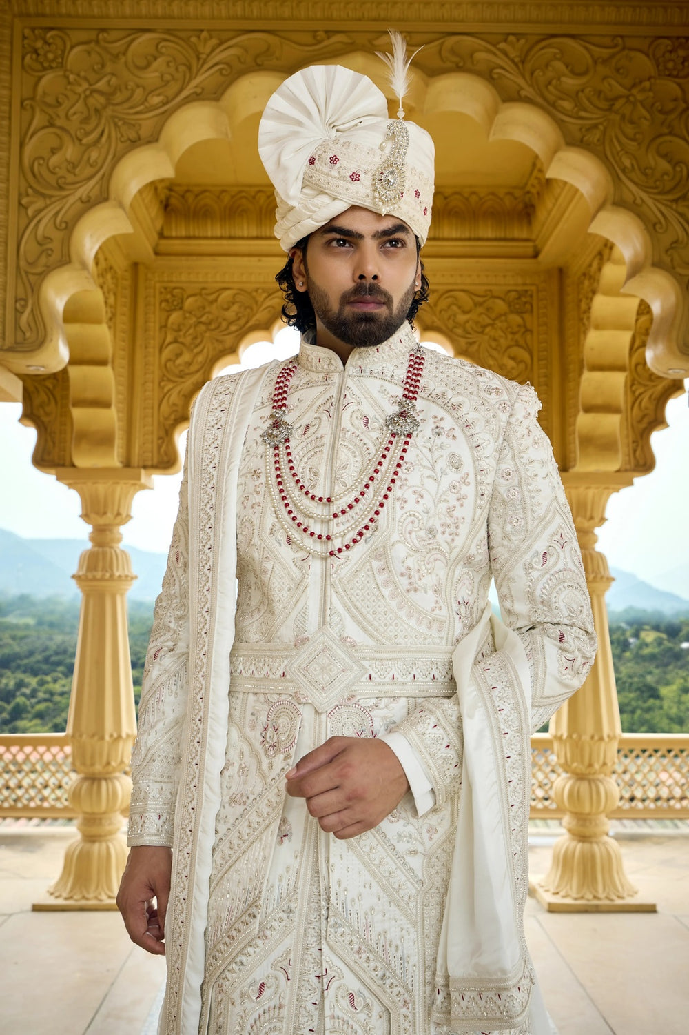 Luxury wedding sherwani men