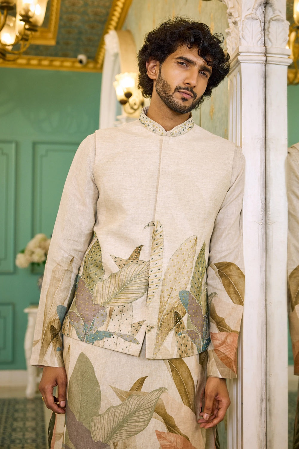 Men Jacket Kurta Set Buy