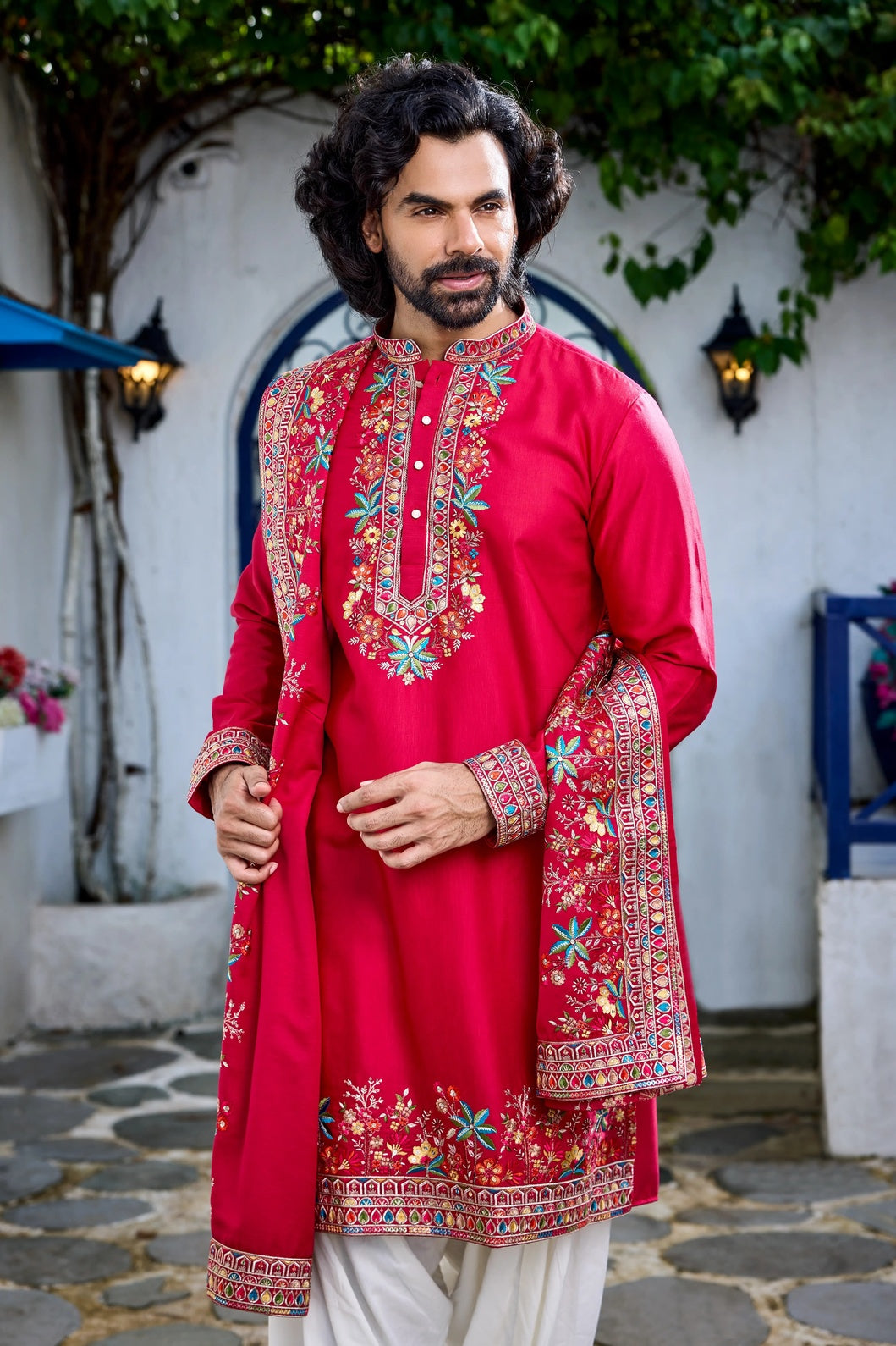 Designer men kurta set