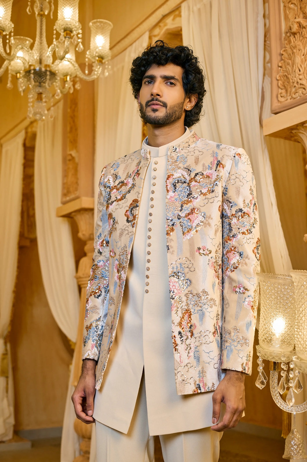 Latest party wear indo western