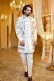 Designer ivory kurta indo western