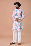 White pants kurta men