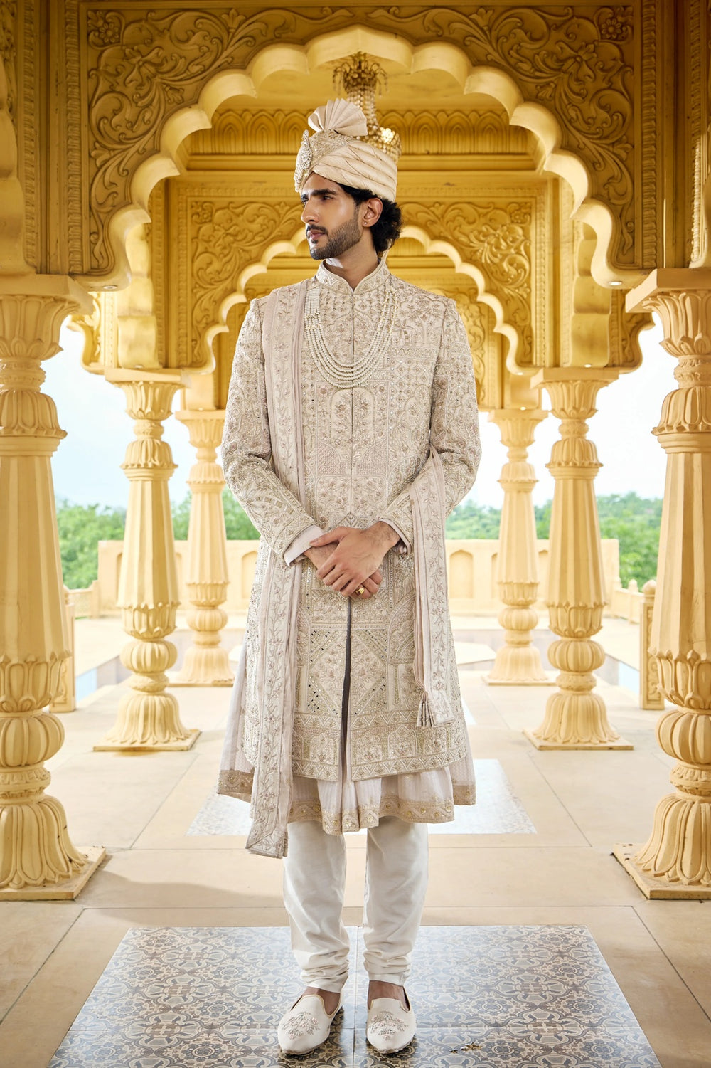 Buy embroidered groom sherwani