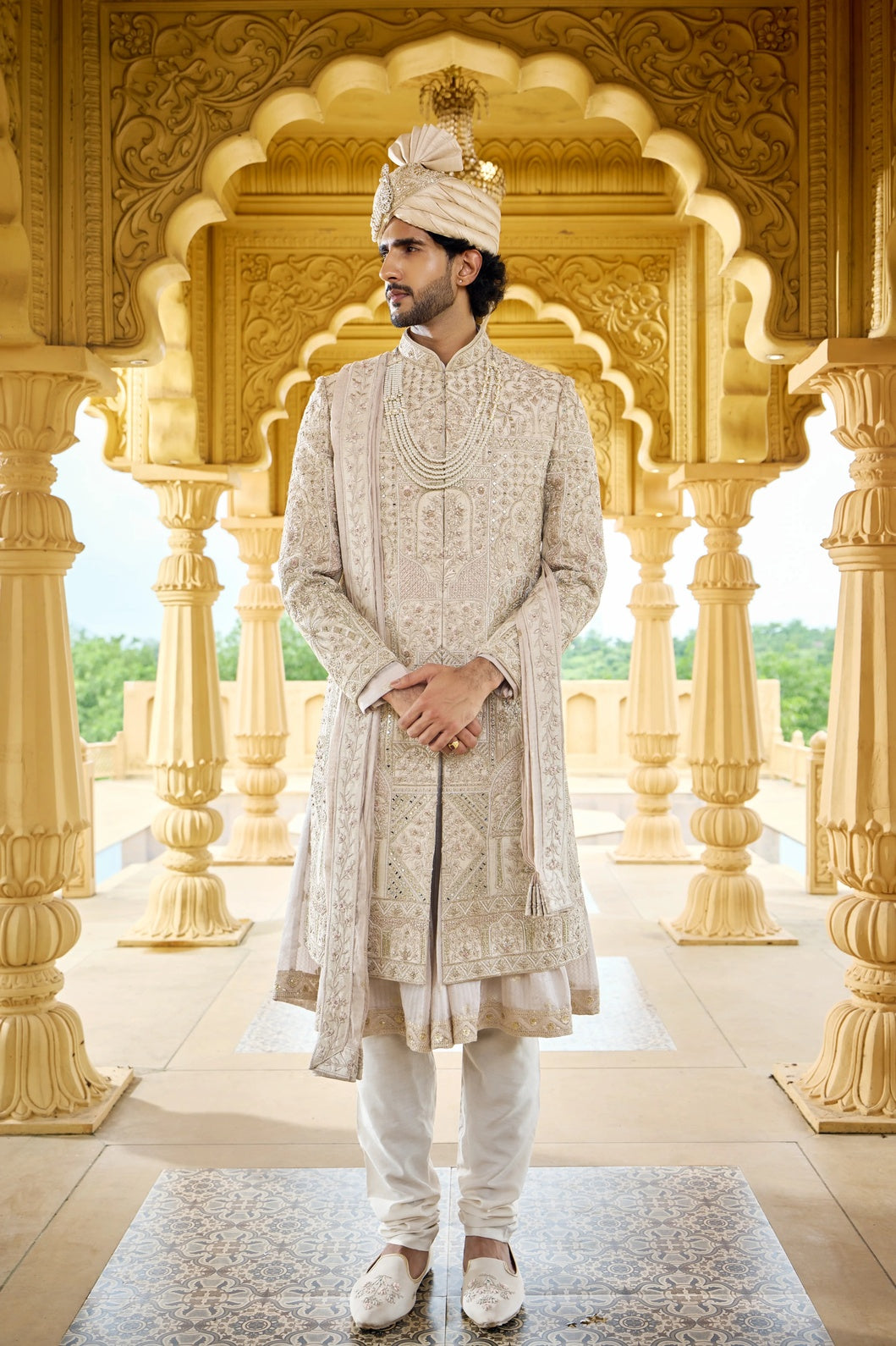 Buy embroidered groom sherwani