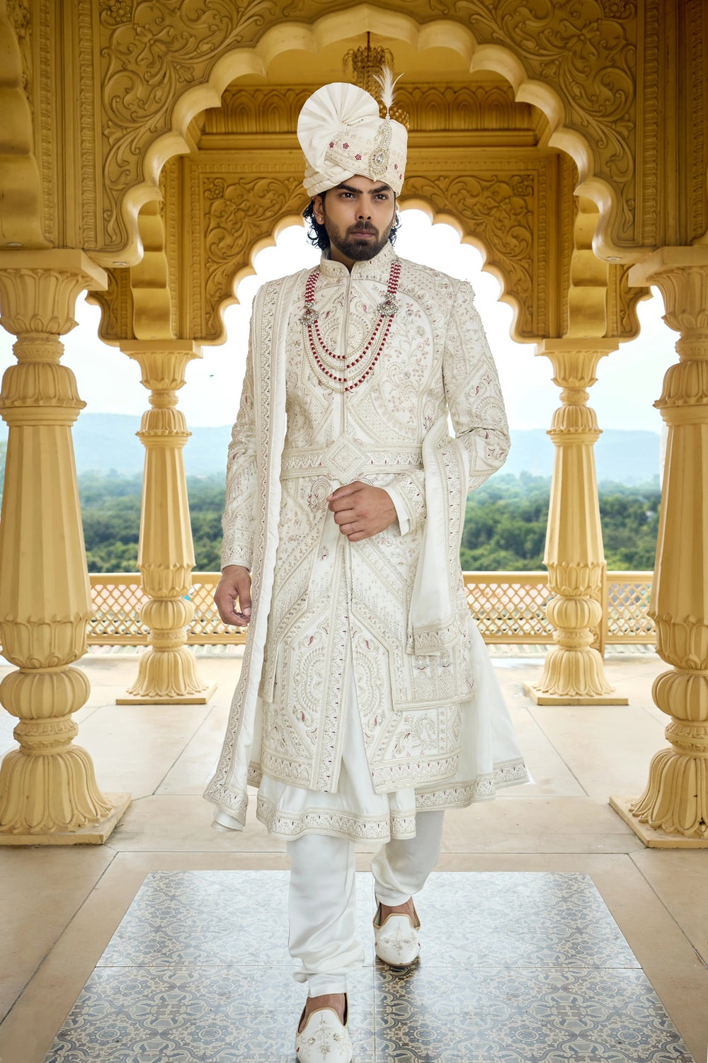 Maharaja wedding sherwani men